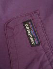 画像3: 90'S PATAGONIA "雪無しタグ" 裏地フリース スタンドカラー ソフトシェル ロングジャケット エッグプラント (VINTAGE)