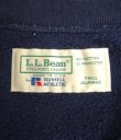 画像2: 80'S LL Bean by RUSSELL ATHLETIC 前Vガゼット スウェットシャツ ネイビー USA製 (VINTAGE)