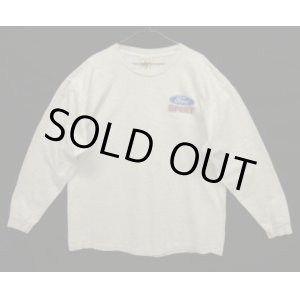 画像: 90'S FORD "ALORE製ボディ" 染み込みプリント 長袖 Tシャツ グレー USA製 (VINTAGE)