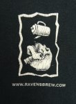 画像3: 90'S RAVEN'S BREW COFFEE by RAY TROLL 袖＆両面プリント 長袖 Tシャツ ブラック (VINTAGE)