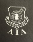 画像3: 90'S アメリカ軍 USAF "AIR INTELLIGENCE AGENCY" 半袖 Tシャツ ブラック (VINTAGE)