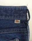 画像2: 80'S DICKIES チビタグ デニム ペインターパンツ インディゴ 42TALONジップ W33L30 USA製 (VINTAGE)