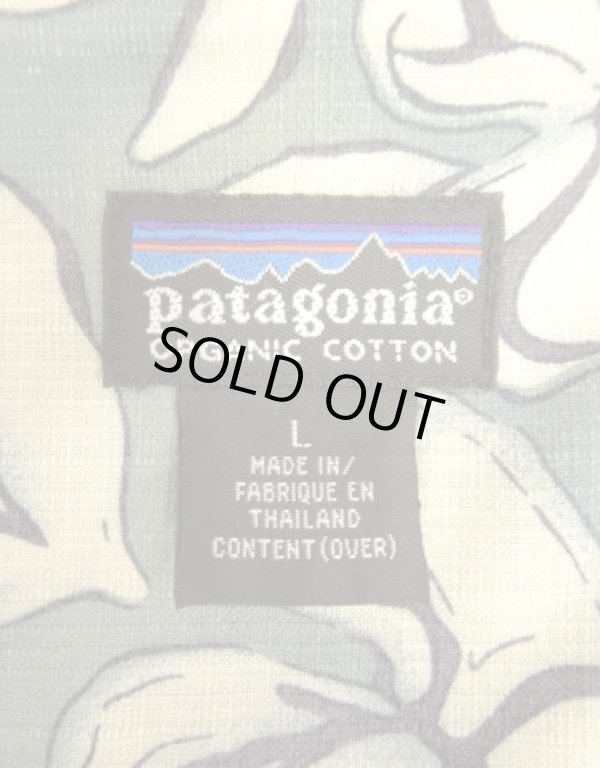 画像2: 01'S PATAGONIA コットン 半袖 オープンカラーシャツ 総柄 (VINTAGE)