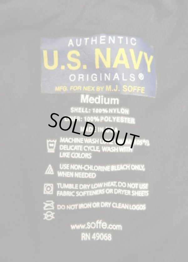 画像2: アメリカ軍 US NAVY "M.J.SOFFE製" ナイロン トレーニングショーツ ネイビー USA製 (DEADSTOCK)