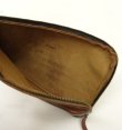 画像4: FERNAND LEATHER "CLUTCH BAG W/ZIP" オールレザー クラッチバッグ ブラウン USA製 (USED)