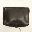 画像6: FERNAND LEATHER "CLUTCH BAG" コンチョボタン付き レザー クラッチバッグ ブラック（茶芯） USA製 (VINTAGE)