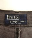 画像2: 90'S RALPH LAUREN ツープリーツ ダブルステッチ チノショーツ フェードブラック USA製 (VINTAGE)