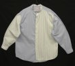 画像1: 90'S BROOKS BROTHERS "FUN SHIRT" ポプリン バンドカラーシャツ クレイジーパターン USA製 (VINTAGE)