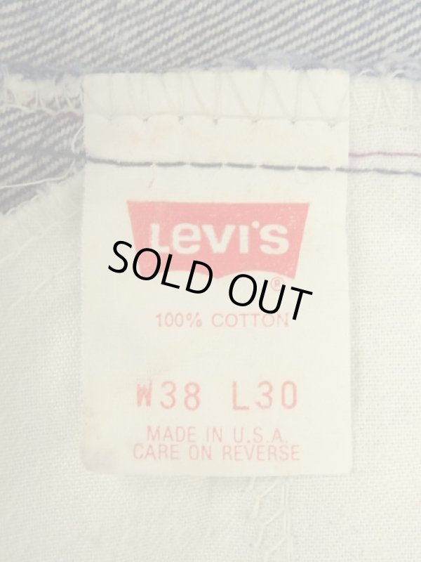 画像2: 80'S LEVIS 505 デニム インディゴ W38L30 USA製 (VINTAGE)