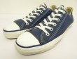 画像1: 90'S CONVERSE "ALL STAR LO" キャンバス スニーカー ネイビー USA製 (VINTAGE)