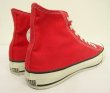 画像3: 90'S CONVERSE "ALL STAR HI" キャンバス スニーカー レッド USA製 (VINTAGE)