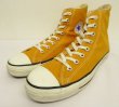 画像1: 90'S CONVERSE "ALL STAR HI" キャンバス スニーカー マスタード USA製 (VINTAGE)