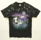 画像: 90'S MANATEE シングルステッチ 両面プリント 半袖 Tシャツ ブラック/ギャランティック USA製 (VINTAGE)