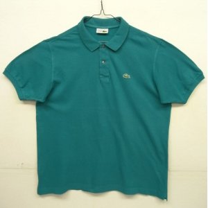 画像: 80'S CHEMISE LACOSTE ポロシャツ グリーン フランス製 (VINTAGE)