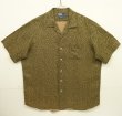 画像1: 90'S RALPH LAUREN "BONNARD" シルク/リネン 半袖 オープンカラーシャツ 総柄 (VINTAGE)