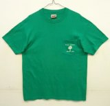 画像: 80'S PARK TYATT "HANES製" シングルステッチ ポケット付き 半袖 Tシャツ グリーン USA製 (VINTAGE)