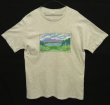 画像1: 90'S LL Bean "HARBORSIDE GRAPHICS" シングルステッチ 半袖 Tシャツ ヘザーグレー USA製 (VINTAGE)