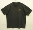 画像1: 90'S UNITED STATES POSTAL SERVICE シングルステッチ 両面プリント 半袖 Tシャツ フェードブラック USA製 (VINTAGE)