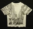 画像1: 90'S NEW NOW シングルステッチ 全面プリント 半袖 Tシャツ ホワイト USA製 (VINTAGE)