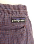 画像6: 90'S PATAGONIA "MONDOS SHORTS" 雪無しタグ ドローコード付き ツータックショーツ パープルチェック (VINTAGE)