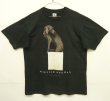 画像1: 90'S WILLIAM WEGMAN "IN THE BOX" FOTOFOLIO製 Tシャツ ブラック USA製 (VINTAGE)