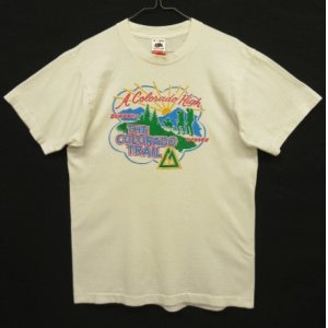 画像: 90'S THE COLORADO TRAIL シングルステッチ 両面プリント Tシャツ ホワイト USA製 (VINTAGE)