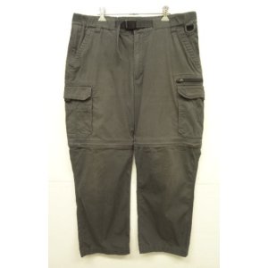 画像: BC CLOTHING "2WAY" ストレッチナイロン カーゴパンツ＆ショーツ チャコール (USED)