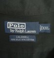 画像2: 90'S RALPH LAUREN "CALDWELL"  シルク/コットン 半袖 オープンカラーシャツ ブラック (VINTAGE)