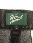 画像2: WOODBLOCK "2TUCK BLACK DENIM TROUSER" BLACK (VINTAGE)