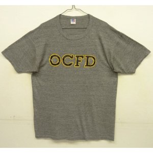 画像: 90'S RUSSELL ATHLETIC "OCFD" シングルステッチ Tシャツ ヘザーグレー USA製 (VINTAGE)