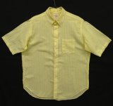 画像: 80'S BROOKS BROTHERS コットン/リネン 半袖 BDシャツ ストライプ USA製 (VINTAGE)