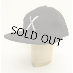 画像: IDEAL CAP COMPANY "X" ウールキャップ ブラック USA製 (DEADSTOCK)