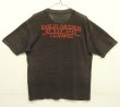 画像3: 70'S HARLEY DAVIDSON 両面プリント シングルステッチ 半袖 Tシャツ フェードブラック (VINTAGE)