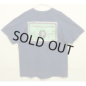 画像: 90'S TEXAS CHRISTIAN UNIVERSITY 両面プリント ポケット付き Tシャツ ネイビー (VINTAGE)