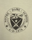 画像5: 90'S NOTRE DAME SCHOOL 両面プリント シングルステッチ Tシャツ ホワイト USA製 (VINTAGE)