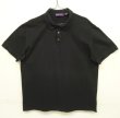 画像1: RALPH LAUREN "PURPLE LABEL" 半袖 ポロシャツ ブラック イタリア製 (USED)