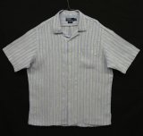 画像: 90'S RALPH LAUREN "CALDWELL"  リネン 半袖 オープンカラーシャツ ストライプ (VINTAGE)