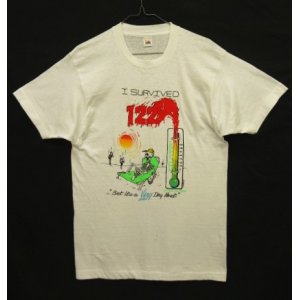 画像: 90'S I SURVIVED 122° シングルステッチ 半袖 Tシャツ ホワイト USA製 (DEADSTOCK)