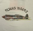 画像3: 80'S AVG "FLYING TIGERS" シングルステッチ 両面プリント Tシャツ ホワイト USA製 (VINTAGE)