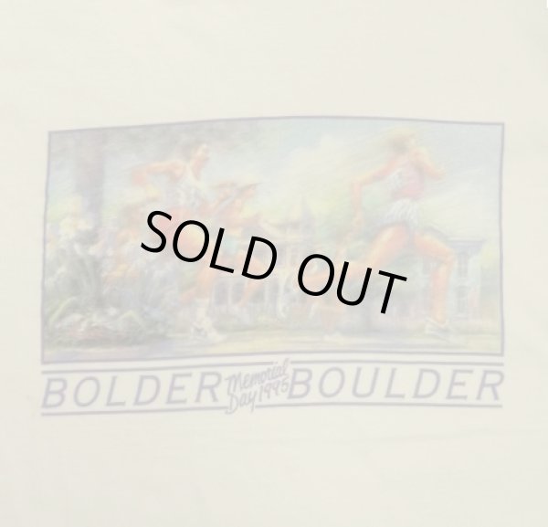 画像3: 90'S BOLDER BOULDER '95 シングルステッチ 半袖 Tシャツ ホワイト メキシコ製 (VINTAGE)