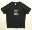 画像1: 90'S DON'T PANIC 両面プリント 半袖 Tシャツ ブラック (DEADSTOCK)