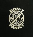 画像6: 90'S DON'T PANIC 両面プリント 半袖 Tシャツ ブラック (DEADSTOCK)