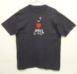 画像1: 80'S I LOVE JAZZ シングルステッチ 半袖 Tシャツ ダークネイビー USA製 (VINTAGE)