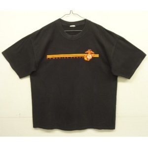 画像: アメリカ軍 USMC 半袖 Tシャツ ブラック (VINTAGE)