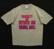 画像1: 90'S RUSSELL ATHLETIC "4段プリント" シングルステッチ Tシャツ ヘザーグレー USA製 (DEADSTOCK)