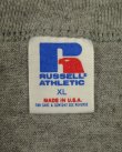 画像2: 90'S RUSSELL ATHLETIC "4段プリント" シングルステッチ Tシャツ ヘザーグレー USA製 (DEADSTOCK)