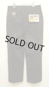 画像: 90'S BEN DAVIS "FRISCO PANTS" フリスコパンツ ブラック W33 USA製 (DEADSTOCK)