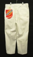 画像1: 80'S DICKIES 874 チビタグ ワークパンツ ホワイト W38L30 USA製 (DEADSTOCK)