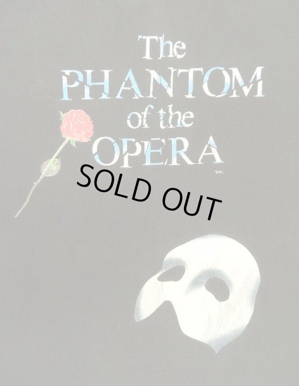 画像3: 90'S THE PHANTOM OF THE OPERA シングルステッチ 半袖 Tシャツ フェードブラック (VINTAGE)