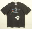 画像1: 90'S THE PHANTOM OF THE OPERA シングルステッチ 半袖 Tシャツ フェードブラック (VINTAGE)